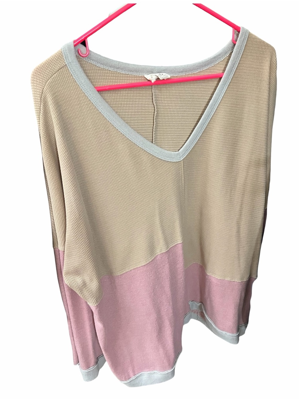 ANDREE BY UNIT Cream and Pink Knitwear
